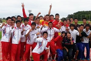 スポーツトレーナーとして日本代表選手や未来のアスリートをサポートしています